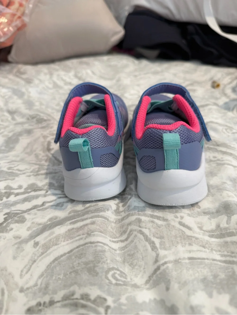 Skechers Purple Sneakers with Pink & Mint Accents for Kids